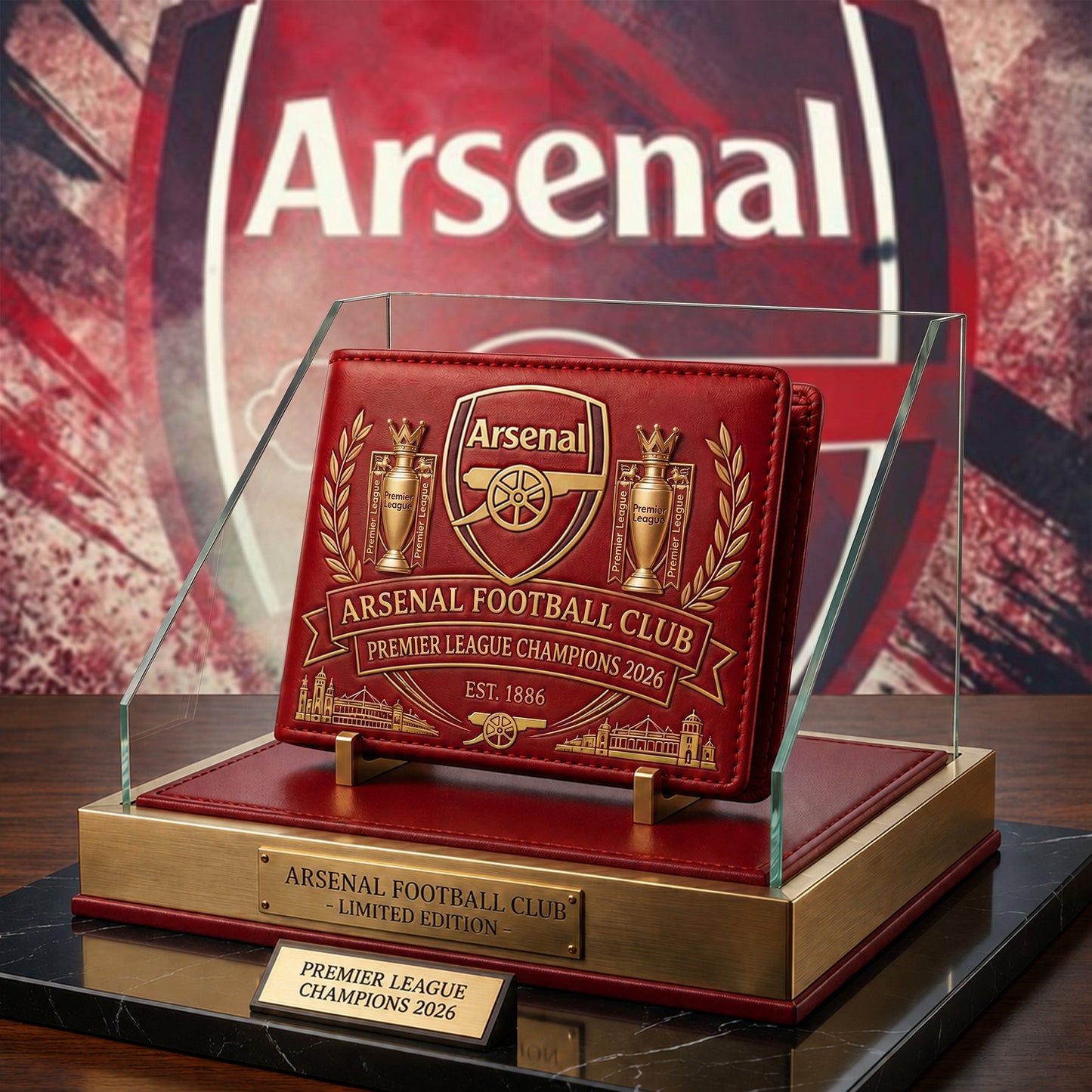 Ars FC Champions Premier League 2026 Leather Wallet
