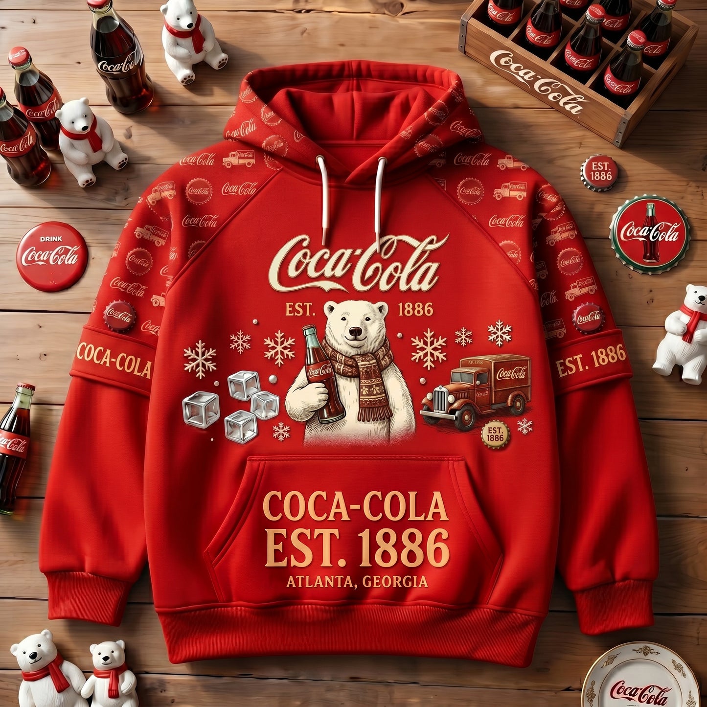 Cola EST. 1886 Unisex Hoodie V5