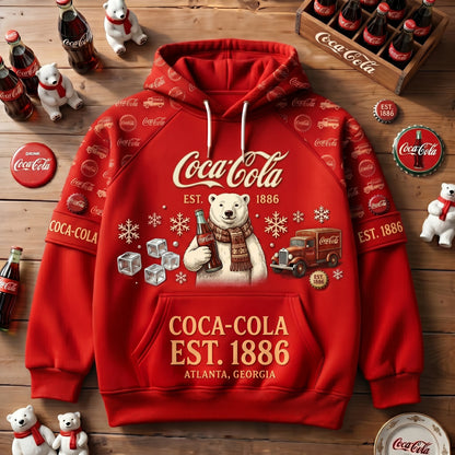 Cola EST. 1886 Unisex Hoodie V5