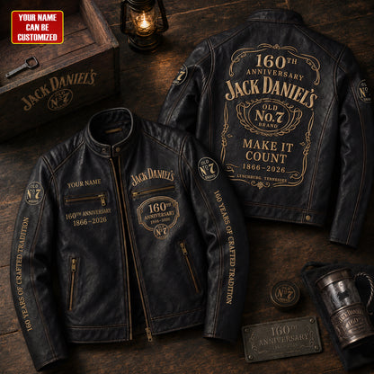 Jack Dani 160th Anniversary Collar Leather Jacket V11
