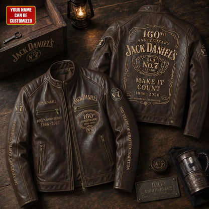 Jack Dani 160th Anniversary Collar Leather Jacket V11
