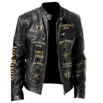 Jack Dani Old No.7 Brand Collar Leather Jacket V7