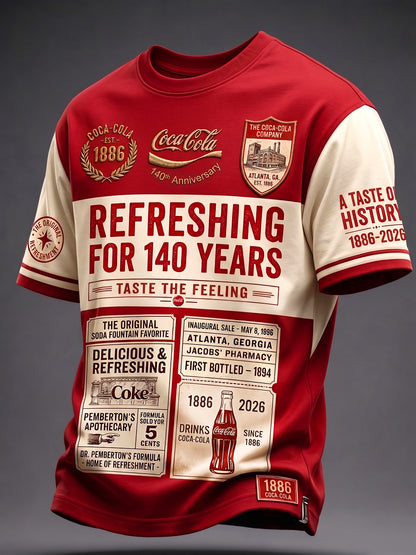 Cola 140th Anniversary T Shirt V8, Cola T-Shirt 2026