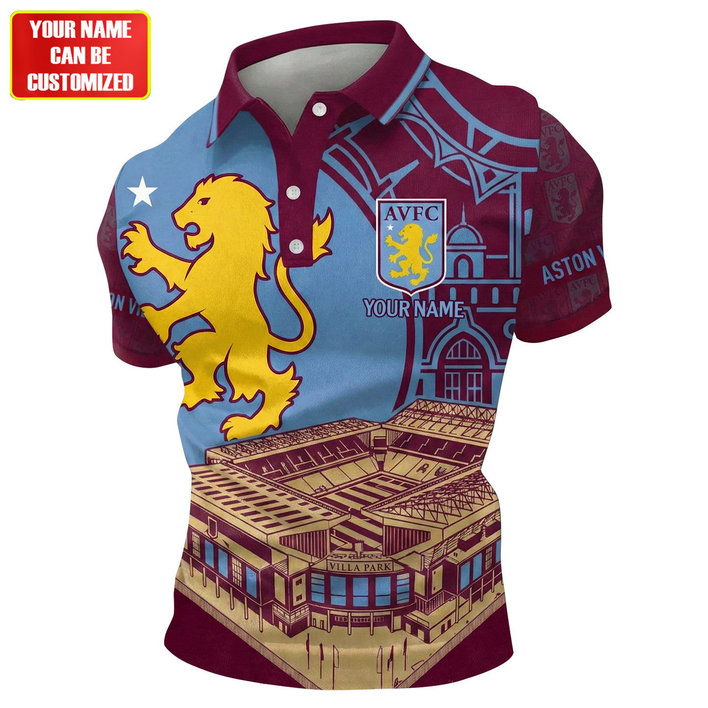 Aston Villa FC Polo , Aston Villa FC Shirt , Aston Villa FC 2026 Shirt