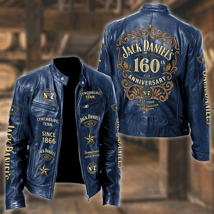 Jack Dani 160th Anniversary Collar Leather Jacket V9