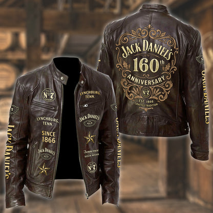 Jack Dani 160th Anniversary Collar Leather Jacket V9
