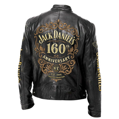 Jack Dani 160th Anniversary Collar Leather Jacket V9