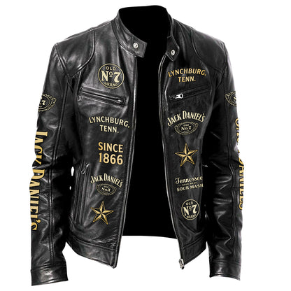 Jack Dani 160th Anniversary Collar Leather Jacket V9
