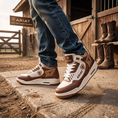 Ariat Western Long Horn AJ3 Custom Sneaker