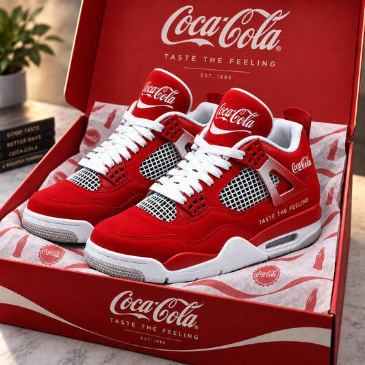 Cola Taste The Feeling AJ4 Custom Sneaker