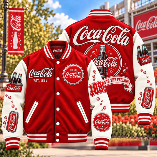 Cola Taste The Feeling Baseball Jacket
