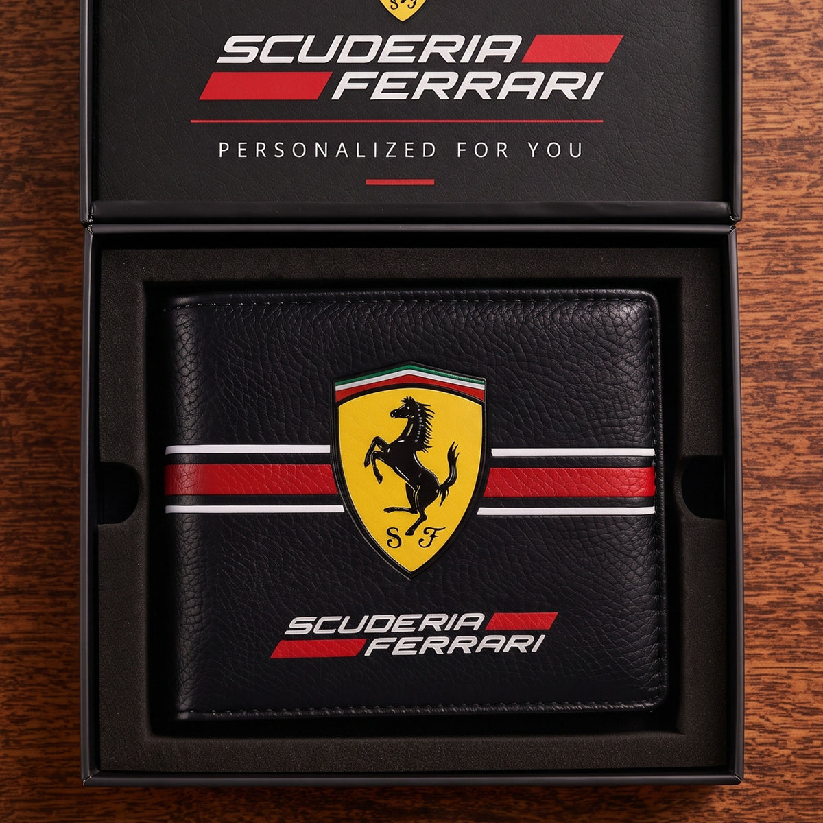 Scuderia Ferrar Racing Leather Wallet