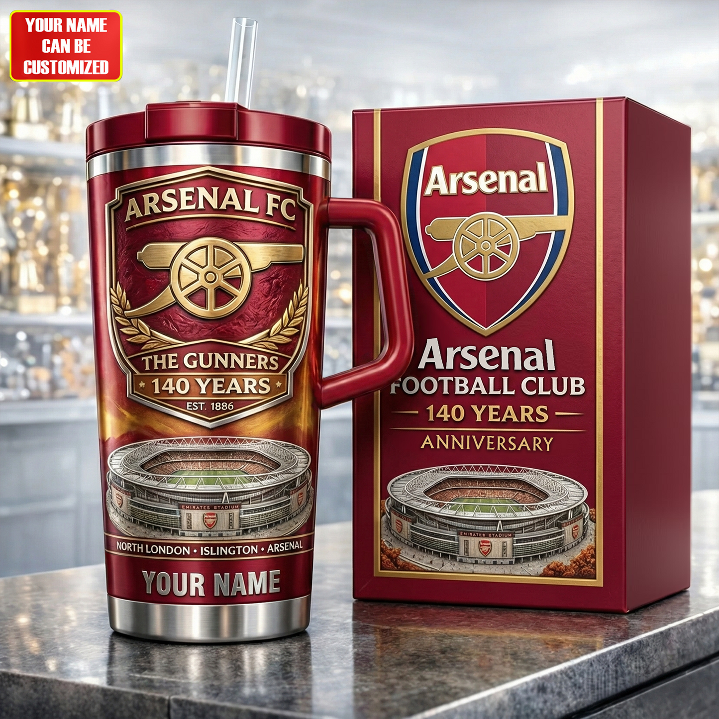 Ars FC 2026 Insulated Tumbler 30oz , Ars FC Tumbler 40oz