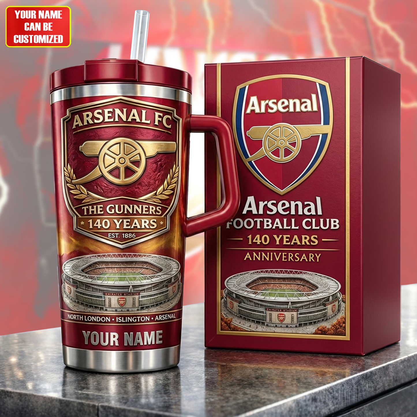 Ars FC 2026 Insulated Tumbler 30oz , Ars FC Tumbler 40oz