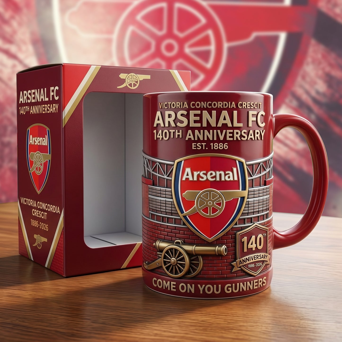 Ars 140th Anniversary Accent Mug , Cream Mug Gifts , Holiday Gifts