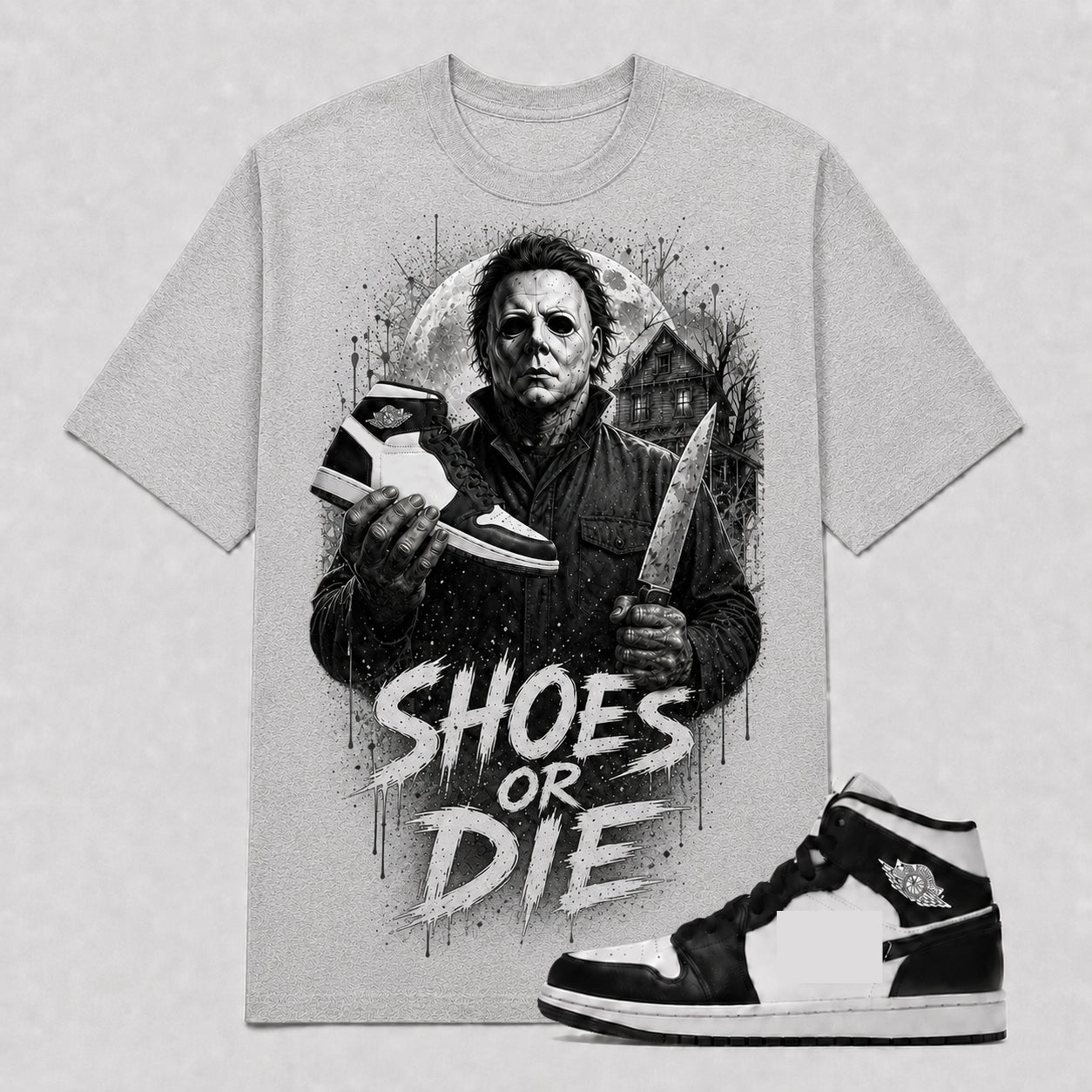 "MICHAEL" Shirt To Match AJ 1 Mid ‘Panda’, AJ 1 Matching Shirt