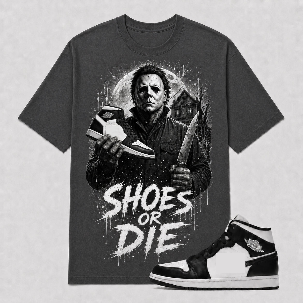 "MICHAEL" Shirt To Match AJ 1 Mid ‘Panda’, AJ 1 Matching Shirt