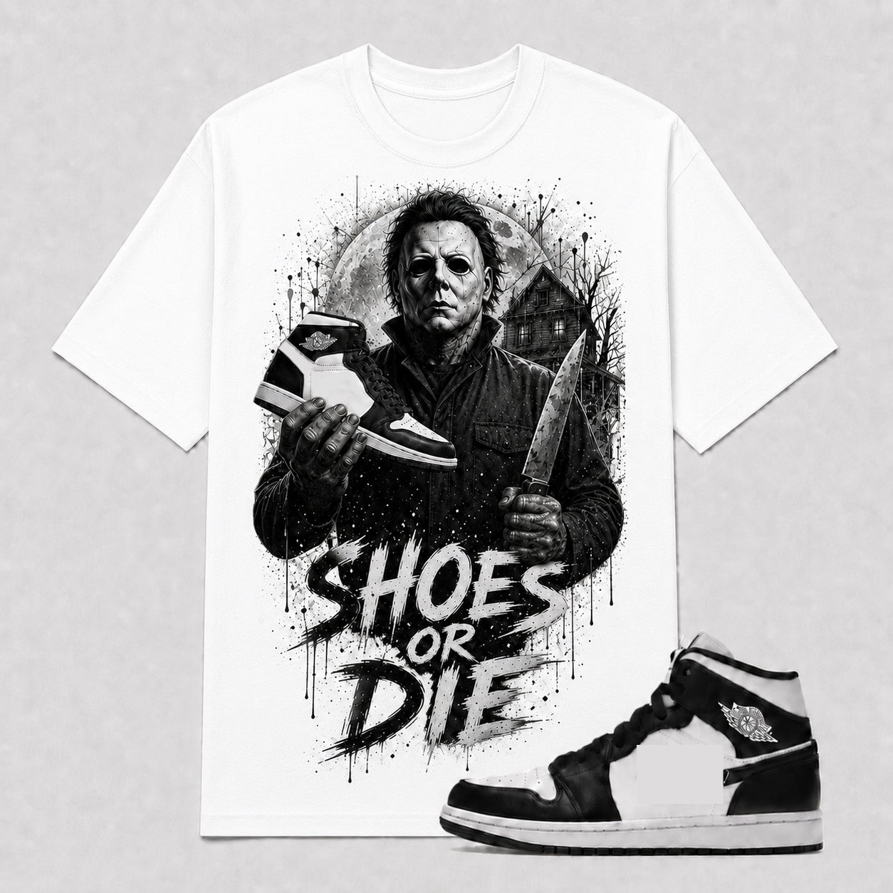 "MICHAEL" Shirt To Match AJ 1 Mid ‘Panda’, AJ 1 Matching Shirt
