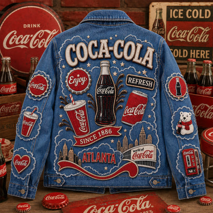 Cola Since 1886 Denim Casual Jacket