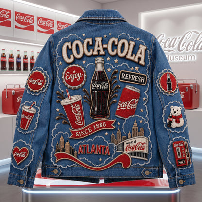 Cola Since 1886 Denim Casual Jacket
