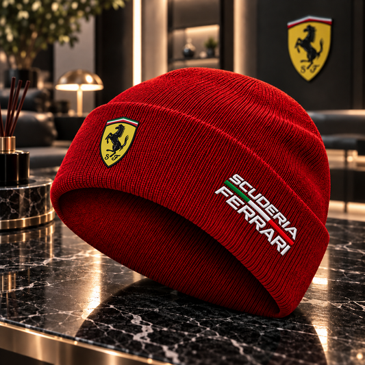 Scuderia Ferrar Racing Beanie Hat
