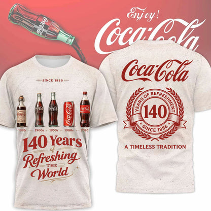 Cola 140th Anniversary Hoodie , Cola Sweatshirt , Cola T Shirt