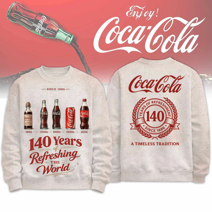 Cola 140th Anniversary Hoodie , Cola Sweatshirt , Cola T Shirt