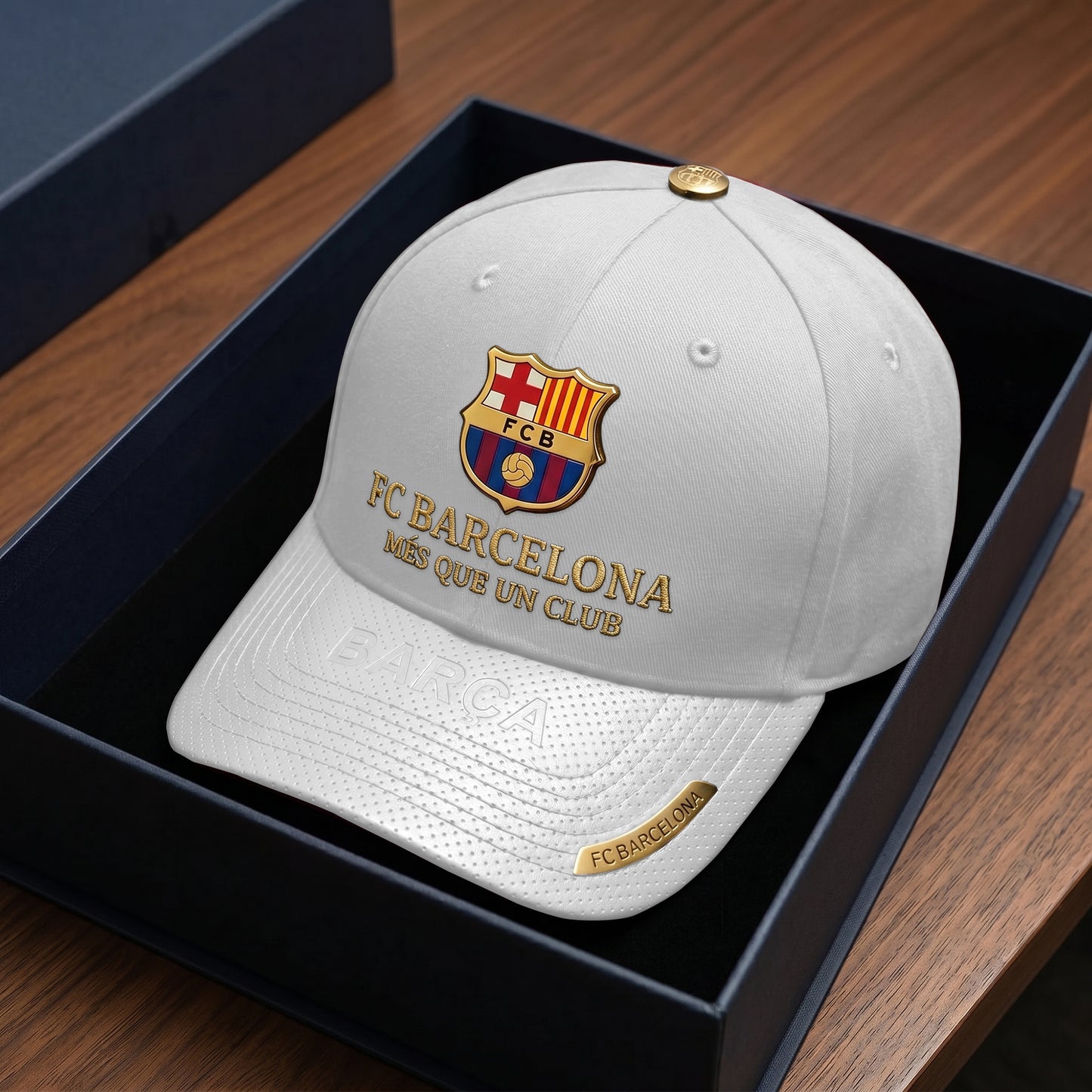 Barca Més Que Un Club Cap V5, Barca Luxury Classic Cap