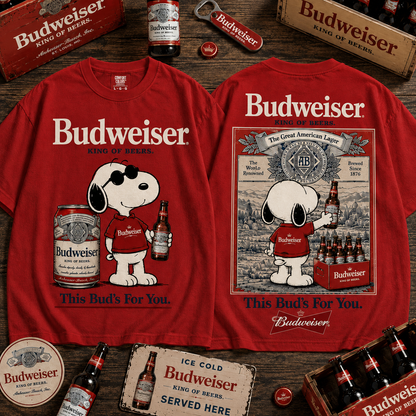 Bdweiser King Of Beers T-Shirt , Bdweiser T-Shirt 2026
