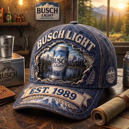 Bsch Lght EST. 1989 Cap , Bsch Lght Vintage Classic Cap