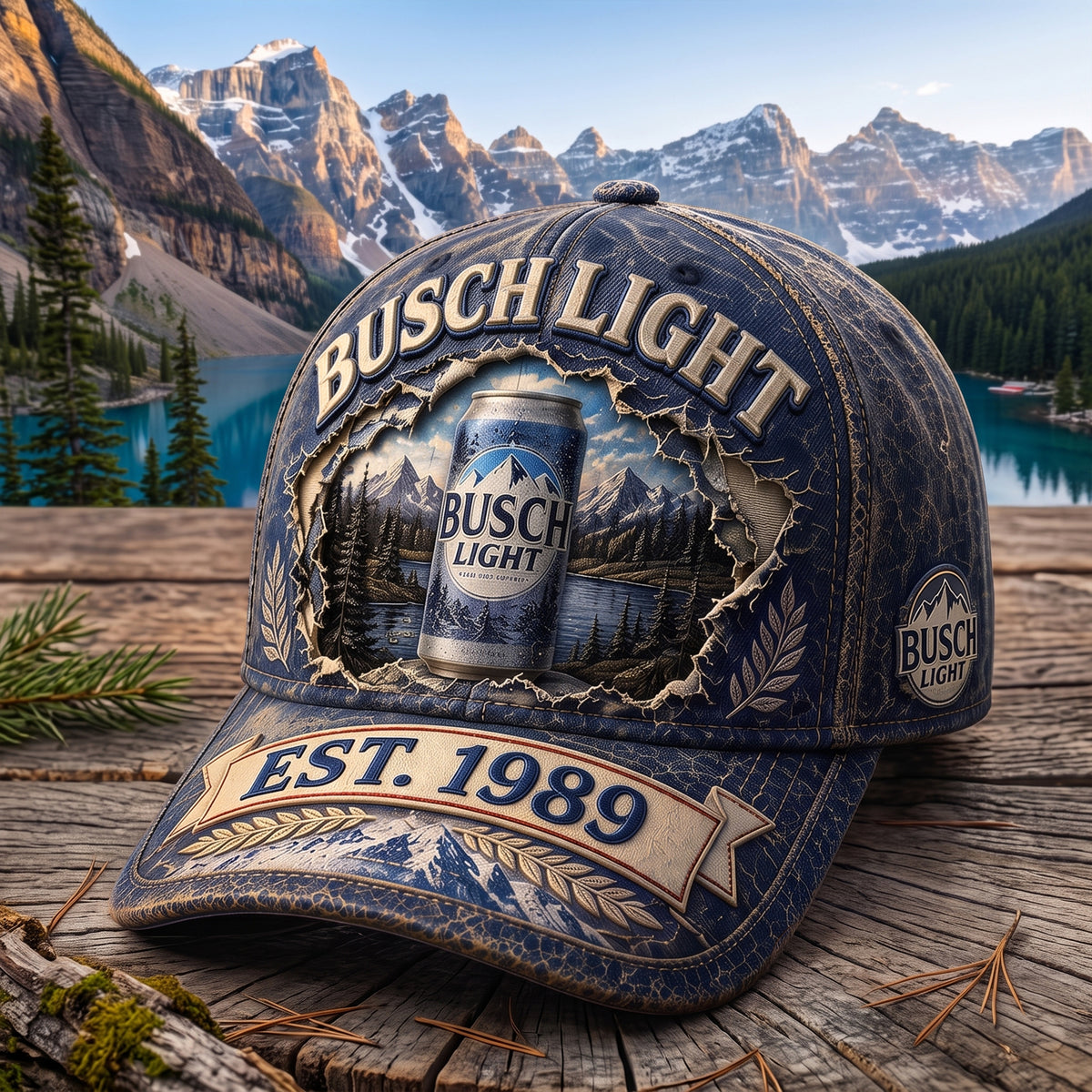 Bsch Lght EST. 1989 Cap , Bsch Lght Vintage Classic Cap