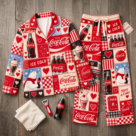 Cola Drinks Pajama Set - Enjoy Coca Cola Gifts