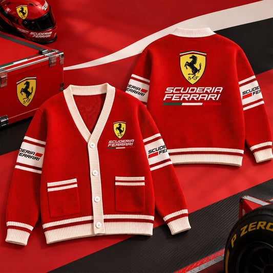Scuderia Ferrar Racing Cardigan – Racing Sweater