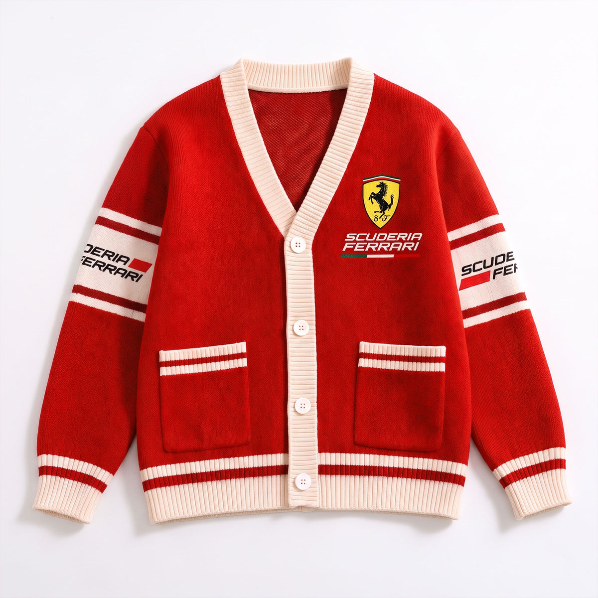 Scuderia Ferrar Racing Cardigan – Racing Sweater