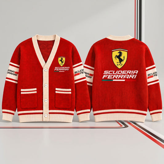 Scuderia Ferrar Racing Cardigan – Racing Sweater