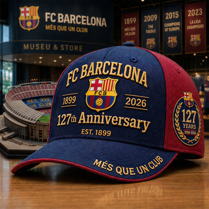 Barca 127th Anniversary Cap V8, Barca Vintage Classic Cap