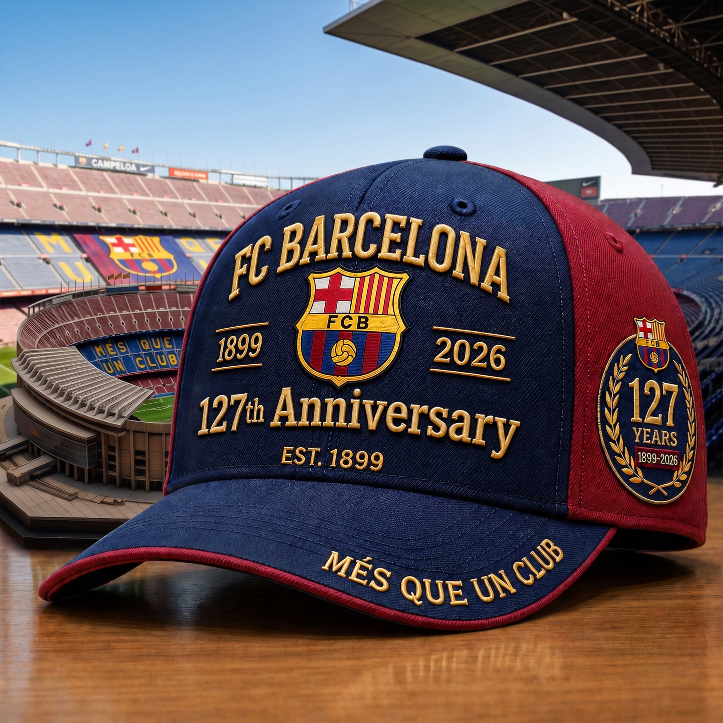 Barca 127th Anniversary Cap V8, Barca Vintage Classic Cap