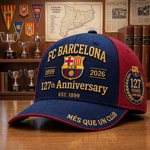 Barca 127th Anniversary Cap V8, Barca Vintage Classic Cap