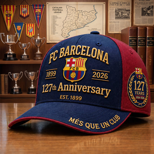 Barca 127th Anniversary Cap V8, Barca Vintage Classic Cap