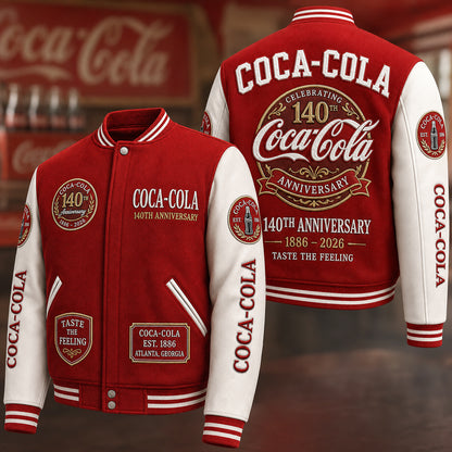 Cola 140th Anniversary Baseball Jacket
