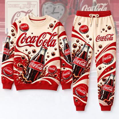Cola Classic Unisex Sweatshirt And Sweatpant Set