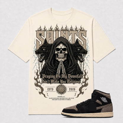 "SAINTS" Shirt To Match AJ 1 Mid SE, AJ 1 Matching Shirt
