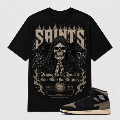 "SAINTS" Shirt To Match AJ 1 Mid SE, AJ 1 Matching Shirt