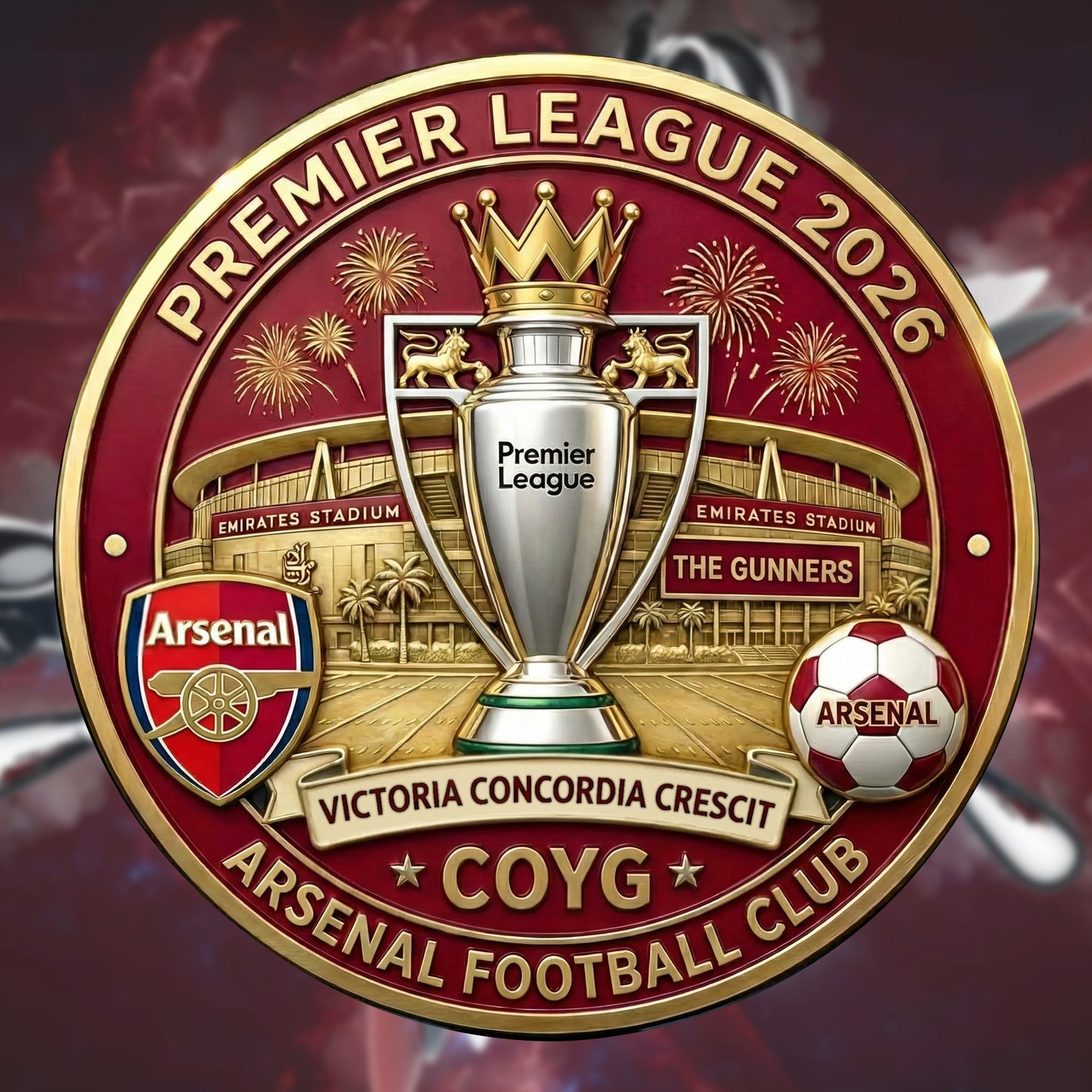 Ars The Gunners Commemorative Coin