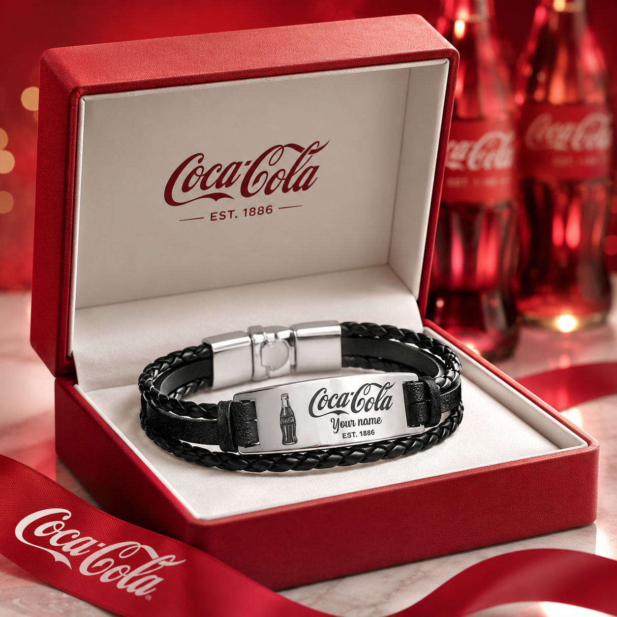 Cola EST. 1886 Handmade Bracelet Gift For Fans V2