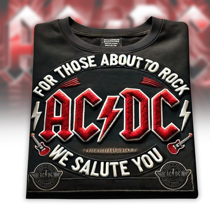 AC We Salute You T Shirt , AC Rock T-Shirt 2026