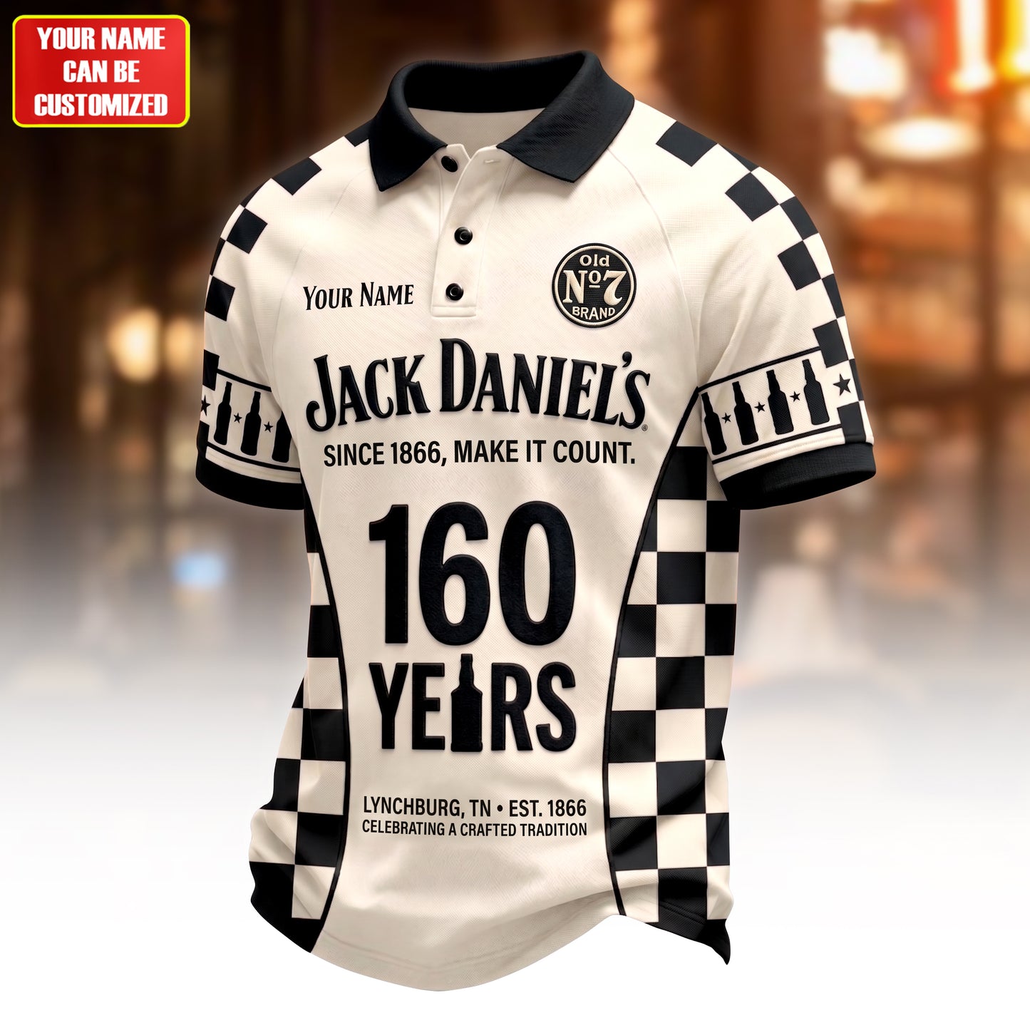 Jack Dani 160th Anniversary Polo V4, Jack Dani Shirt , Jack Dani 2026 Shirt