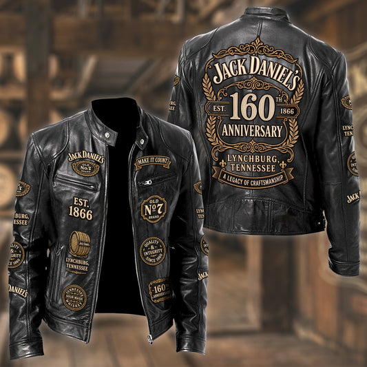 Jack Dani 160th Anniversary Collar Leather Jacket V10
