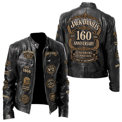 Jack Dani 160th Anniversary Collar Leather Jacket V10