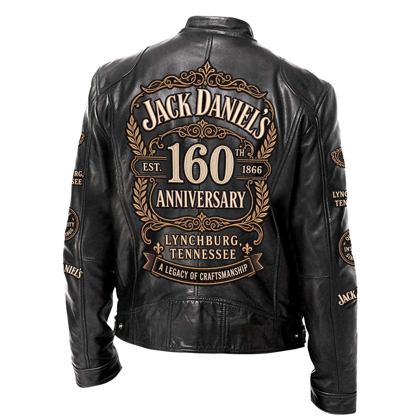 Jack Dani 160th Anniversary Collar Leather Jacket V10